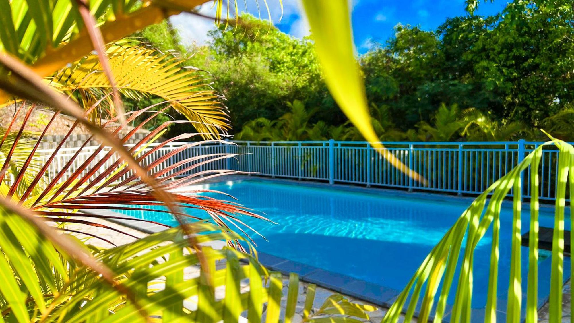 Magnifique Appartement Fleurs Caraibes - 6 Personnes En Residence Avec Piscine Privee - Sainte Anne Εξωτερικό φωτογραφία